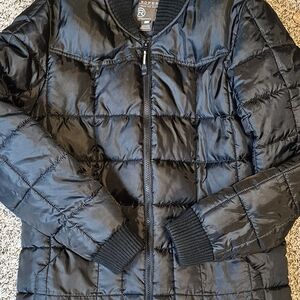 Roper Quilted Black Puffer Coat